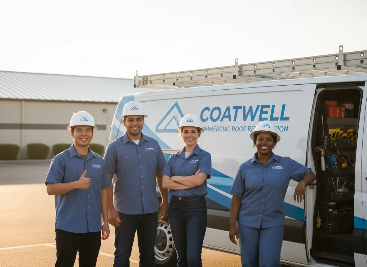 Commercial roof coating company in Ely, IA